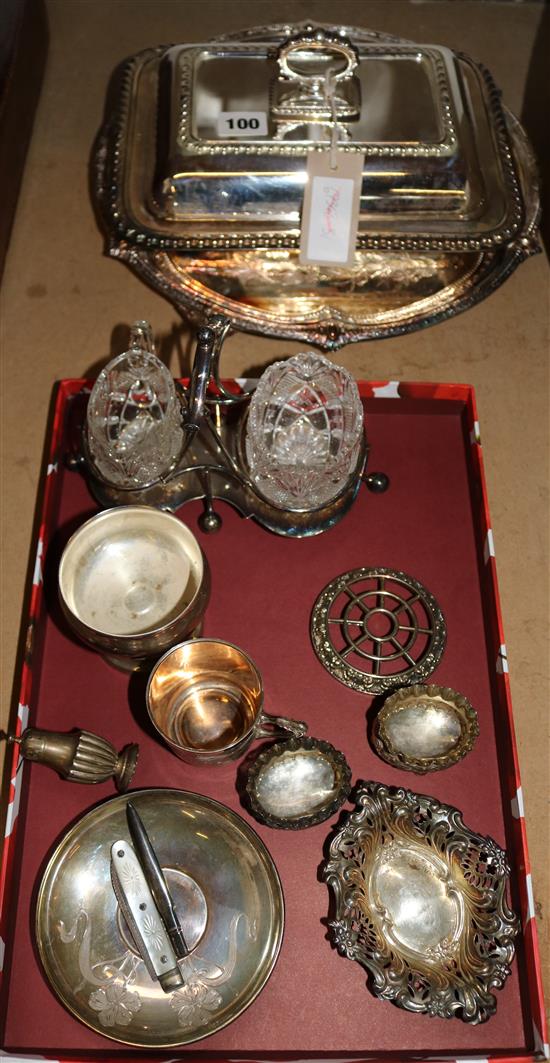 Small silver and plated wares